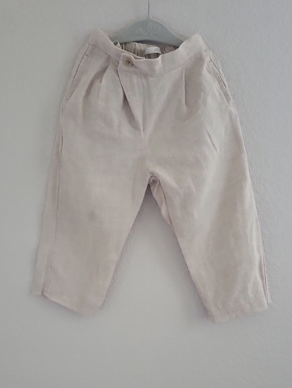 Zara Baby Linen Beige Pants
